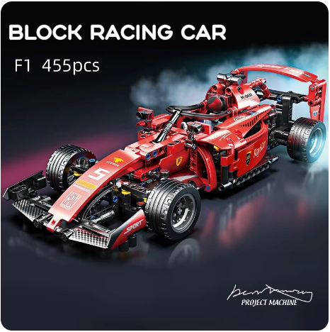 ToylinX F1 RC Race Cars Building Sets MOC Remote Control Car Building Blocks Car Cool Collectible Model Car Kits Building Toys